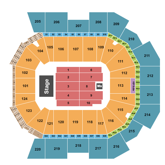 Moody Center ATX Brooks & Dunn Seating Chart